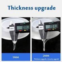 Cinta Nano Transparente Doble Cara Multiusos, Reutilizable y Resistente al Agua, Adhesivo Fuerte para Decoración, Organización y Uso Doméstico - Longitud 3M - Ver 4