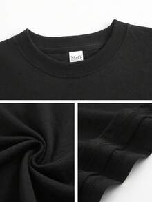 Girls' Festive "I Was 6 Now I'm 7" Birthday Graphic T-Shirt - Playful Pastel Party Style With Decorative Number 67 Design, Round Neck Casual Summer Top For Birthday Parties & Daily Outfits - Comfortable Soft Fabric For Girls' Celebratory Casual Attire - 黑色 - 查看 7