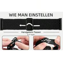 Elastic Magnetic Nylon Loop Soft Strap For Charge 6/Charge 5 Band,For Charge 6 5 Sport Smart Watch Stretchy Replacement Band Women Men - Charge 6/5 - View 4