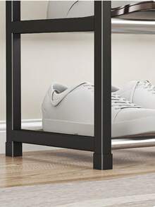 4-Tier X-Shaped Dust-Proof Shoe Rack, Space-Saving, Easy Assembly, Ideal For Home And Kitchen, Suitable For Shoe Storage, Modern Shoe Rack, Shoe Organizer Rack, Living Room Shoe Rack, And Home Decor. Halloween Decoration - Multicolor - View 9