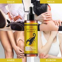 Xioimy 100毫升关节肌肉按摩油，蕴含天然植物成分，保湿滋养，适用于身体、颈部、膝盖、手部、足部和腰部关节，专为老年人和运动员设计，适合所有肤质。 - 無色 - 查看 3