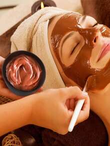 4件套面膜工具 木质面膜盆式面膜搅拌棒 美容SPA工具 三件套 面膜勺搅拌棒 美容工具 护肤工具 面膜工具 面膜盆式搅拌棒 适用于家庭卧室浴室日常生活 附赠双面清洁布