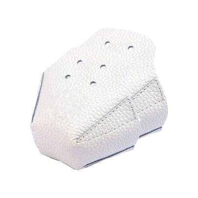 1 par litchi-mönstrade tåhättor för rullskridskor (4 hål) | Snyggt och friktionsfritt skydd för fyrhjulingar | Utbytbara vita tåhättor - En storlek passar alla