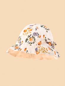 1顶婴儿蝴蝶装饰轻便遮阳帽，透气柔软面料，可爱时尚，适合0-1岁宝宝，春夏户外活动，是绝佳的生日礼物。 - 彩色 - 查看 14