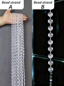 20 chiếc rèm trang trí đính kim sa màu bạc - Dây kim sa treo, thích hợp cho đám cưới, lễ đính hôn, tiệc sinh nhật, ngày Valentine, lễ tốt nghiệp - Không cần điện. - Nhiều màu - Xem 12