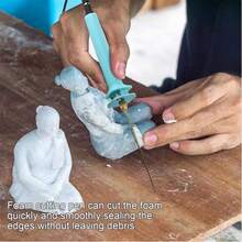 电动聚苯乙烯泡沫切割器，泡沫切割工具，适用于泡沫艺术、工艺品和DIY项目 - 美規A型插(110-127V) - 查看 9