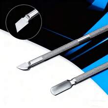 专业不锈钢指甲钳，多功能角质层去除器，美甲护理修甲工具套装 - 彩色 - 查看 5