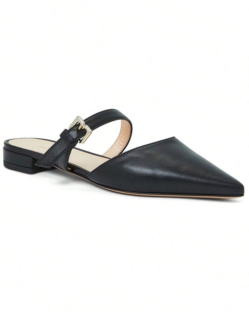 Bruno Magli Pasha Leather Mule - 黑色 - 查看 1