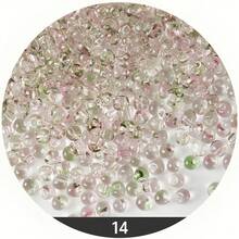 4毫米渐变玻璃珠，300颗双色水滴形玻璃珠，适合珠宝制作，20种颜色玻璃水晶珠，可用于DIY耳环、项链、手链。珠宝制作材料 - 2 Tones-300pcs - 查看 18