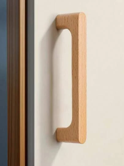 Nordic Wooden Cabinet Handles, Cabinet Door Pulls, Kitchen Drawer Pulls, Wardrobe Door Handles, Furniture Hardware