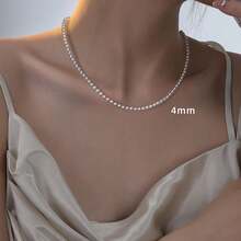 1pc Handmade Faux Pearl Beaded Necklace, Elegant Vintage Style, Hypoallergenic Luxury Jewelry, Perfect Gift For Mother's Day, Valentine's Day, Wedding & Celebrations, Versatile Daily Charm For Women Valentines,Mom,Mother,Mother's Day,Gift