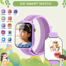 2025 New Kids Smart Watch, Children's Game Watch, 18 Fun Games, 1.83" Touch Screen, Ultra-Low Power Chip, Pedometer, Camera, Flashlight, Alarm Clock, Camera, Photo Album, Calendar, Countdown, Calculator, Stopwatch, Flashlight