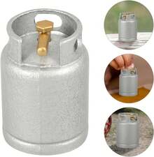 YARNOW Tanque De Gas Miniatura, AleacióN Plateada, Casa De MuñEcas Accesorios De Cocina En Miniatura Modelo, 2.1 x 3 - Plata - Ver 12