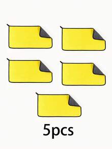 Soft Microfiber Car Washing Towel Coral Fleece Double-Sided Thickened Car Towel Lint Free Car Wash TowelAbsorbent Glass Cleaning Towel Automotive Cleaning Drying Cloth Car Care Detailing Towel Used For Cleaning Car Windshield Car Window Car Center Console Steering Wheel Trunk Stove Pot Bowl Faucet Kitchen Bathroom And Furniture Pet Towel Multi Functional Towel Thick Washable Kitchen Rag - Multicolor - View 17