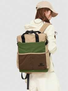 新款时尚大容量多口袋背包 - 綠色 - 查看 3