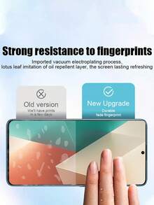 3片装9H硬度防刮屏幕保护膜,易于安装,无气泡,兼容Poco X3 Pro/Note 11S 4G/Note 13 4G/Note 11 Pro 4G/Note 14S,触感顺滑,防尘,防水,防指纹,防刮花,对手机壳友好,屏幕保护必备,适用于日常、办公、家庭使用,手机屏幕保护膜,手机配件,防震防摔防刮花。 - 無色 - 查看 8