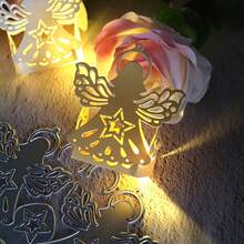 1pc Cute 3D Angel Die Cutting Mold, Angel Light Box Embossing Mold, Suitable For Holiday Decoration Scrapbooking, Paper Crafting Cutting, DIY Greeting Cards, Elegant Scrapbooking, Wedding, Birthday, Valentine's Day Cards - Christmas Cards - Halloween Cards, Applicable For DIY Scrapbooking, Invitations, Gifts - Silver - View 8