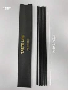 1 pièce/2 pièces Diffuseur de parfum d'ambiance 50 ml, parfum frais longue durée, convient pour la salle de bain, sans flamme (quantité de fleurs décoratives/bâtonnets de parfum aléatoire) - Divers parfums - Voir 12