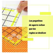 EstiloTendenciaRegla De Corte De Tela AcríLica Cuadrada, De 6 Piezas, Regla De Corte De Tela De AcríLico Transparente Y Regla De Planchado Para Acolchar, Coser (4,5 X 4,5, 6 X 6, 9.5 X 9.5, 12.5 X 12.5 PulgadasCalidad PremiumVersióN Mejorada - 1 - Ver 6