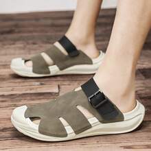 High Quality Men's Casual Closed Toe Sandals, Suitable For Daily Wear And Hiking, Summer