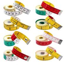 1pc 60 Inch Dual-Sided Soft Leather Ruler, Random Color And Style