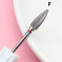 رأس ثقب مسمار حلزوني عالي الجودة من سبيكة صلبة لملف الأظافر الكهربائي، سهل الاستخدام