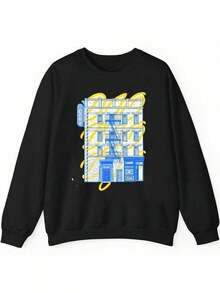 Djo - The Crux SweatSweatshirt_250_t1 (2) - 黑色 - 查看 1
