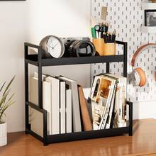 1 pièce Étagère de rangement multifonction pour épices de cuisine, cosmétiques et articles ménagers, organisateur de comptoir pour la cuisine et la salle de bain - Multicolore - Voir 11