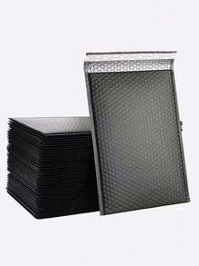 10个装哑光共挤气泡信封，加厚防水防震服装快递包装泡沫袋，快递气泡信封，气泡缓冲袋，快递包装袋，泡沫信封，礼品包装袋，气泡信封袋 - 黑色 - 查看 1