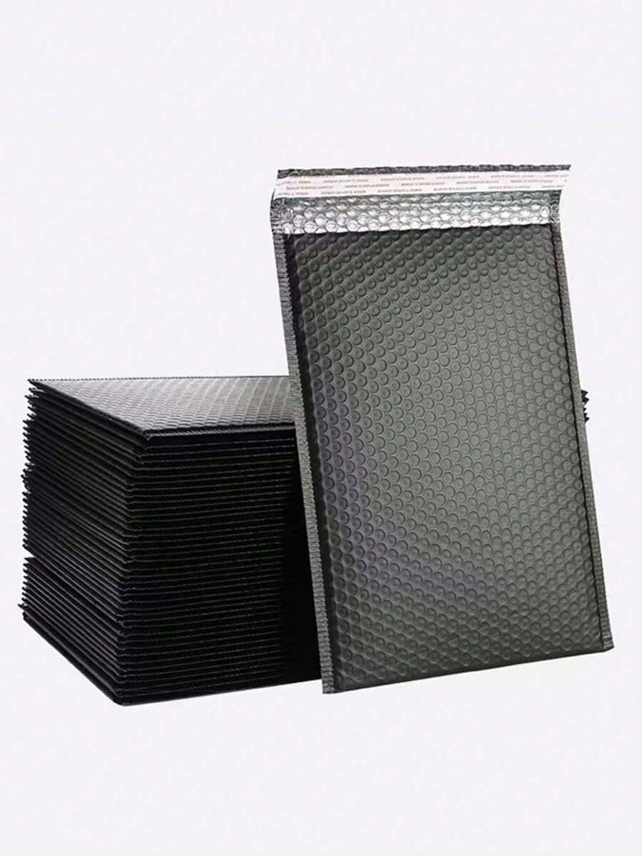 10个装哑光共挤气泡信封，加厚防水防震服装快递包装泡沫袋，快递气泡信封，气泡缓冲袋，快递包装袋，泡沫信封，礼品包装袋，气泡信封袋 - 黑色 - 查看 1
