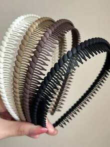 4 chiếc băng đô nữ kiểu lượn sóng mới, băng đô hẹp, băng đô dùng khi rửa mặt, phụ kiện tóc kiểu vương miện cao. - Nhiều màu - Xem 10