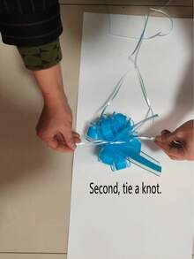 Elegant Natural Color Tulle Pom Pom Hanging Decoration, Wedding Car, Christmas, New Year Gift - Multicolor - View 11