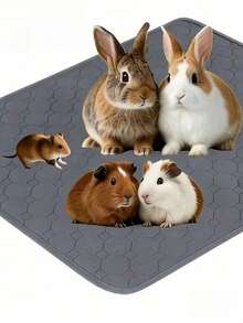 Reusable Pet Pee Pad, Waterproof & Anti-Slip, Quick Drying Hamster Guinea Pig Bedding Mat, Suitable For Hamsters, Guinea Pigs, Rabbits And Pet Cages, All Season Use