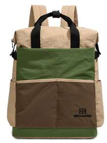 新款时尚大容量多口袋背包 - 綠色 - 查看 5