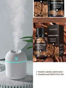 250ml Portable Mini USB Air Humidifier Aroma Essential Oil Diffuser,With Colorful Night Light,Aromatherapy Machine,Humidifier,For Travel,Office,Cars,Desk,Bedroom/1PCEssential Oil Diffuser+1pc Aromatherapy Essential Oil(Essential Oils Will Be Shipped In Either New Or Old Packaging, Randomly.) - Multicolor - View 26