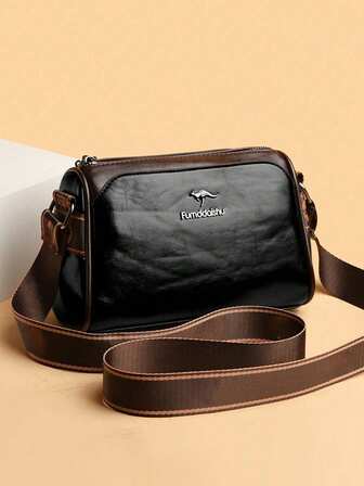 Fashion Solid Color Crossbody Bag, Shoulder Bag, Women's Casual Handbag & Purse