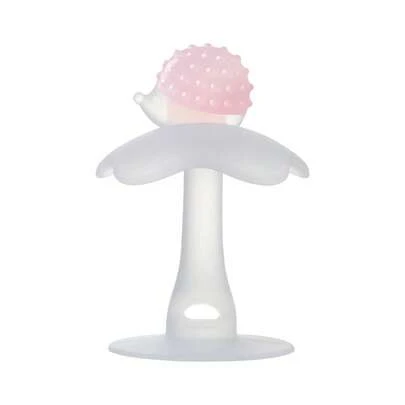 1 Pc Baby Mushroom & Little Monster Silicone Soft Touch Teether 360 Degree Nursing Glove Light Weight Anti Eating Hands Clean Teething Toy