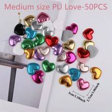 20/50/100pcs Mini Heart & Star Fabric Patches - Assorted Colorful Applique Patches For DIY Clothing Repair, Sewing, Headwear, Hats And Craft Decoration - Versatile, Easy To Use, Multi-Color - Multicolor - View 25