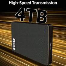 Unidad de estado sólido (SSD) portátil de 2TB, con velocidad de hasta 500 MB/s, unidad de estado sólido externa, USB 3.2, consumo de energía ultra bajo, apta para teléfonos móviles/teléfonos móviles OTG/portátiles - 4TB - Ver 1