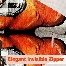 EstiloTendenciaJuego De 4 Fundas De Almohada De OtoñO De 18 X 18 Pulgadas, Funda De CojíN De Lino Para Sofá, PatróN Impreso A Doble Cara, Adecuado Para La DecoracióN Del Hogar (Estilo A)Calidad PremiumVersióN Mejorada - Estilo A - Ver 7