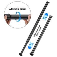 Adjustable Kitchen Worktop/Desk/Breakfast Bar Table Leg Bar - Black - View 2