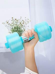 1/2pcs 1000ml Adjustable Weight Dumbbell, Fitness Equipment, Water Dumbbell, Home/Gym Training, Plastic Bottle, Sports Yoga Training (Unwatered During Transportation, Need To Be Filled With Water By Yourself)