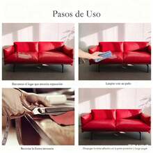 EstiloTendenciaGuibell Kit De Parches De ReparacióN De Piel 40 * 120Cm Parche De Cuero Autoadhesivo Piezas ReparacióN De Cuero Pegatinas,Para ReparacióN Y RenovacióN De SofáS, Asientos De Coche (Rojo)Calidad PremiumVersióN Mejorada - Rojo - Ver 6