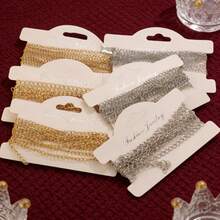 2meters 2.5/3/4mm Stainless Steel Chains For Bracelet Necklace Jewelry Making Extension Chain DIY Jewelry Materials Components - Tail Chain - View 1