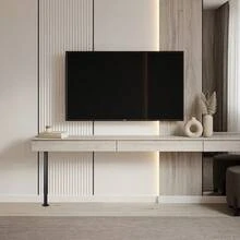 Adjustable Kitchen Worktop/Desk/Breakfast Bar Table Leg Bar - Black - View 10