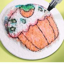 水豚魔法立体颜料套装，3D立体颜料纸DIY艺术手工套装，儿童立体颜料笔，可用于制作纹理史莱姆、卡片、学校项目，创意艺术手工用品，适合男孩女孩