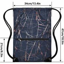 Men Women Sport Gym Sack Drawstring Backpack Bag White Purple BurgundyBlackNavy BlueRedBlue - inicial - Ver 3