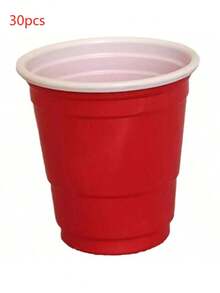 1-100pcs Mini Party Cups, 2oz Pink Shot Cups, Reusable Small Cups, Party Game Bullet Cup, For Snacks Juice, Perfect For Any Parties