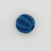 Pet Dog Chew Toys Teeth Cleaning Snack Ball, Natural Rubber Super Tough Interactive Bouncy Pet Supplies - Multicolor - View 14