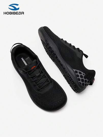 HOBIBEAR 1双男女通用户外运动鞋，轻便柔软橡胶鞋底，防滑防水，加宽鞋型，舒适休闲步行鞋，适合所有季节